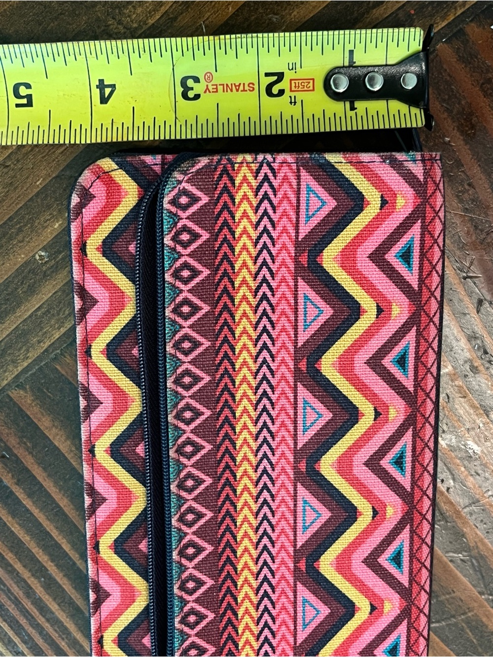 Colorful Aztec Print Zip Wallet - Picture 7 of 7